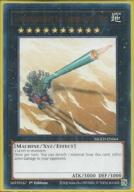 MGED-EN064 Superdreadnought Rail Cannon Gustav Max – Rare