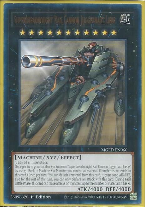 MGED-EN066 Superdreadnought Rail Cannon Juggernaut Liebe – Rare