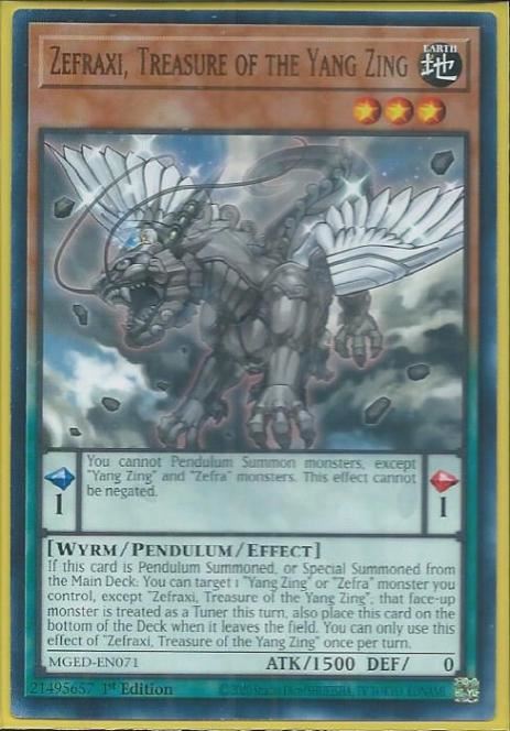 MGED-EN071 Zefraxi, Treasure of the Yang Zing – Rare