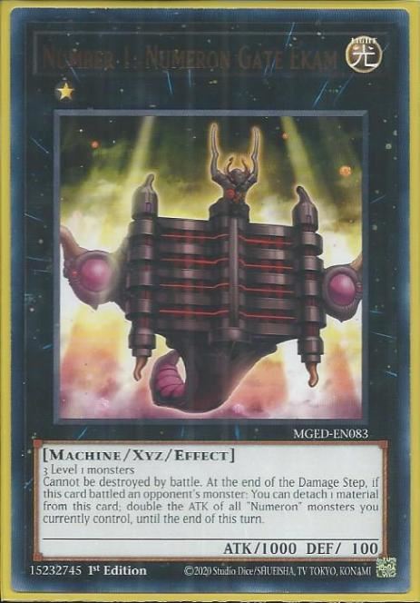 MGED-EN083 Number 1: Numeron Gate Ekam – Rare