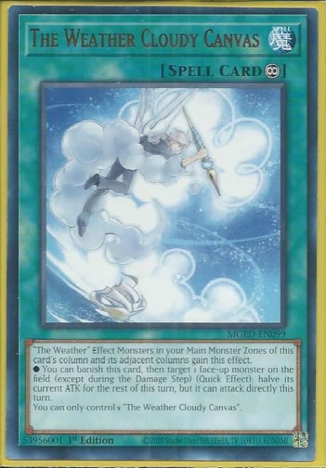 MGED-EN099 The Weather Cloudy Canvas – Rare