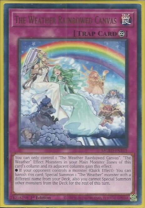 MGED-EN101 The Weather Rainbowed Canvas – Rare