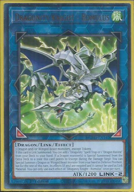 MGED-EN142 Dragunity Knight – Romulus – Rare