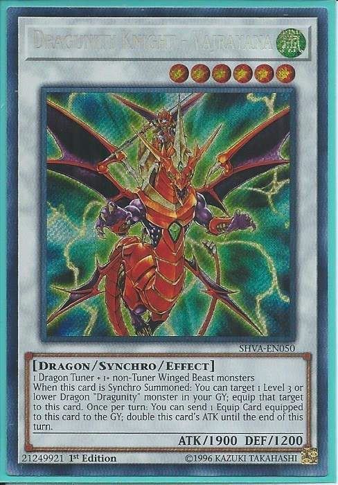 2tvni SHVA-EN050 Dragunity Knight – Vajrayana – Secret Rare