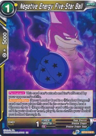 BT12-116 - Negative Energy Five-Star Ball - Common