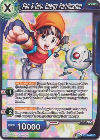 BT13-033 - Pan & Giru, Energy Fortification - Uncommon