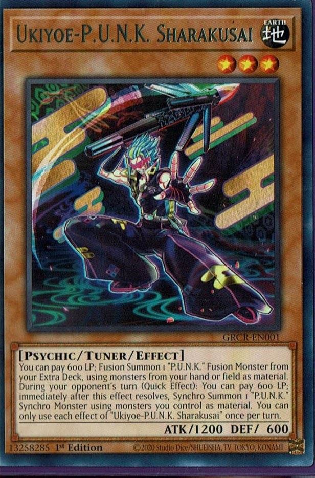 GRCR-EN001 Ukiyoe-P.U.N.K. Sharakusai – Rare