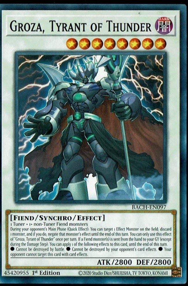 BACH-EN097 Groza, Tyrant of Thunder – Common