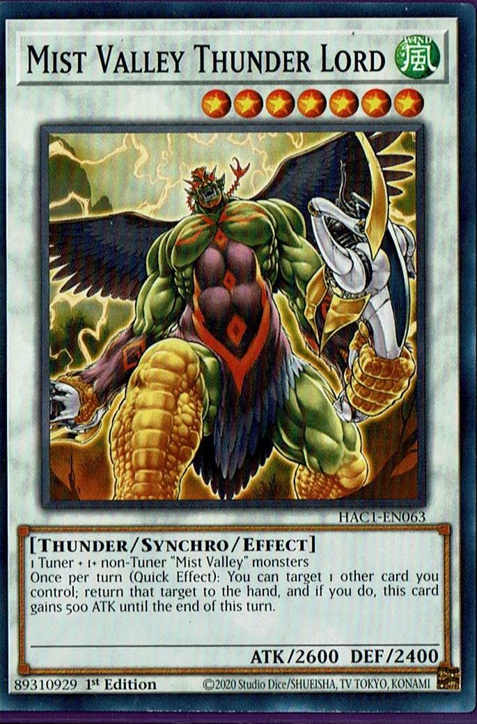 HAC1-EN063 Mist Valley Thunder Lord – Common