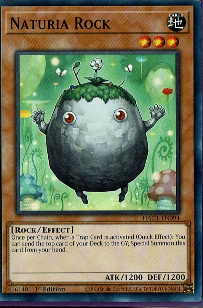 HAC1-EN094D Naturia Rock – Duel Terminal Common