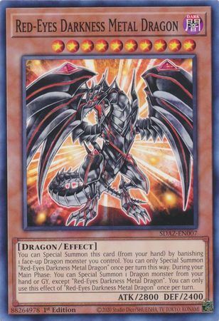 SDAZ-EN007 - Red-Eyes Darkness Metal Dragon - Common
