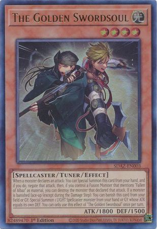 SDAZ-EN003 - The Golden Swordsoul - Ultra Rare