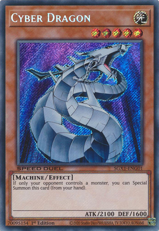 SGX1-ENG01 - Cyber Dragon - Secret Rare (Near mint)