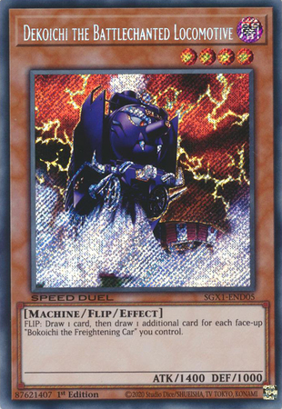 SGX1-END05 - Dekoichi the Battlechanted Locomotive - Secret Rare (Near mint)
