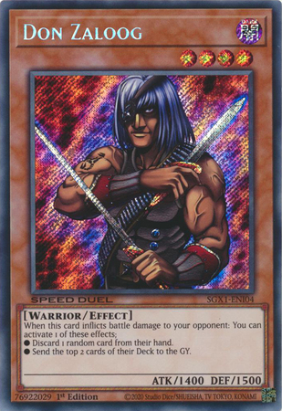 SGX1-ENI04 - Don Zaloog - Secret Rare (Near mint)