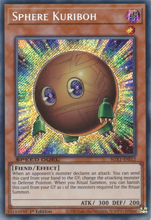 SGX1-ENI12 - Sphere Kuriboh - Secret Rare (Near mint)