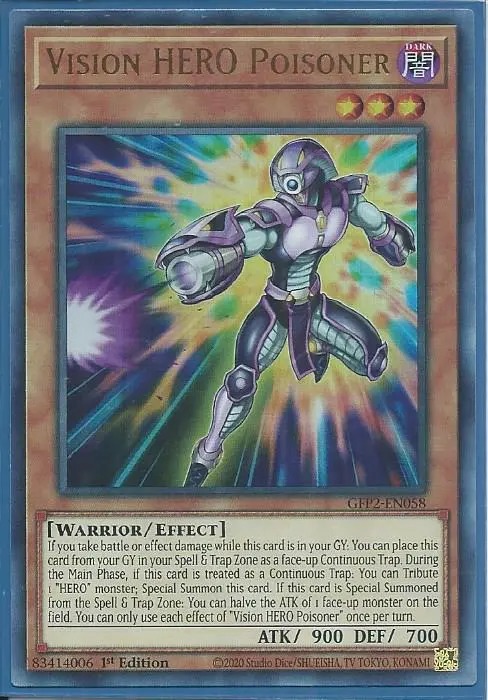 GFP2-EN058 Vision HERO Poisoner – Ultra Rare