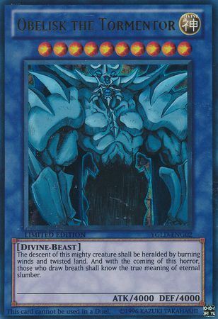 thientran YGLD-ENG02 Obelisk The Tormentor – Ultra Rare Vị thần Ai Cập