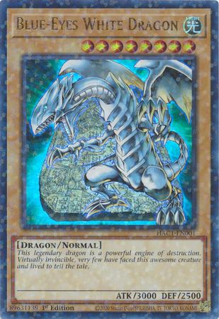thientran HAC1-EN001 - Blue-Eyes White Dragon - Duel Terminal Ultra Rare Parallel