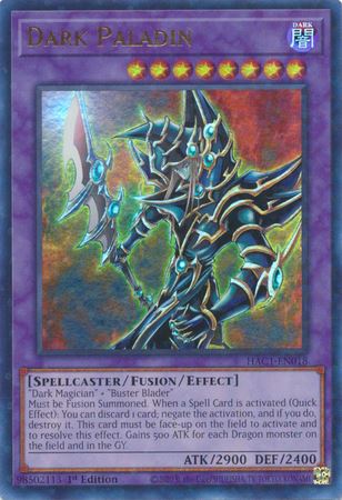 thientran HAC1-EN018 - Dark Paladin - Duel Terminal Ultra Rare Parallel