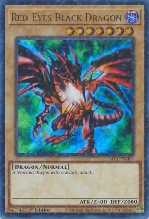 thientran HAC1-EN003 - Red-Eyes Black Dragon - Duel Terminal Ultra Rare Parallel