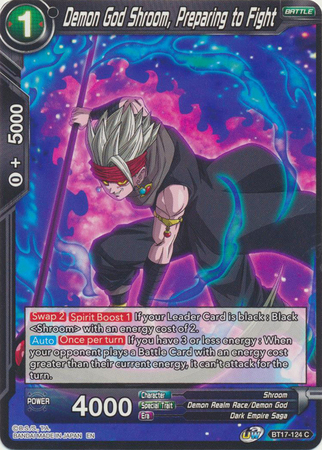 BT17-124 - Demon God Shroom, Preparing to Fight - Common