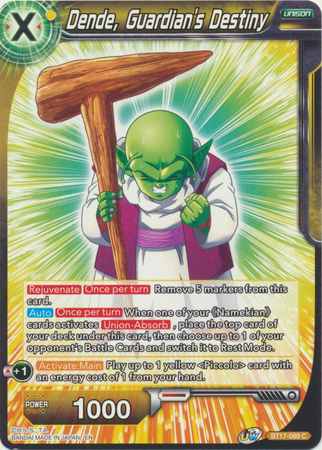 BT17-089 - Dende Guardian's Destiny - Common