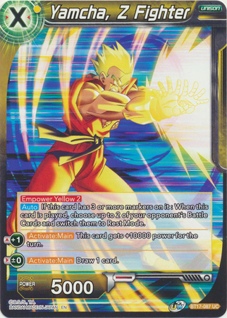 BT17-087 - Yamcha, Z Fighter - Uncommon