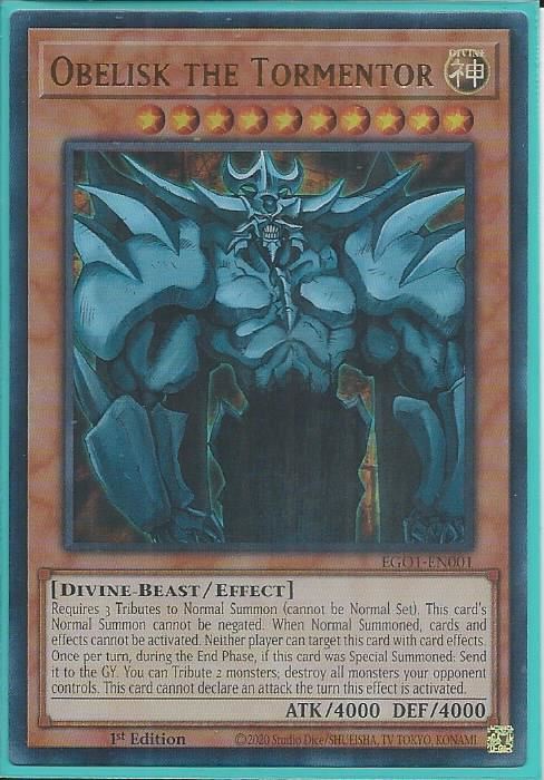 thientran EGO1-EN001 Obelisk the Tormentor – Ultra Rare - Vị Thần Ai Cập