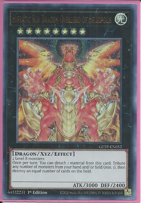 kabu GFTP-EN052 Hieratic Sun Dragon Overlord of Heliopolis – Ultra Rare