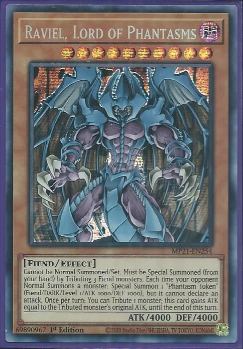 thientran MP21-EN254 Raviel, Lord of Phantasms – Prismatic Secret Rare