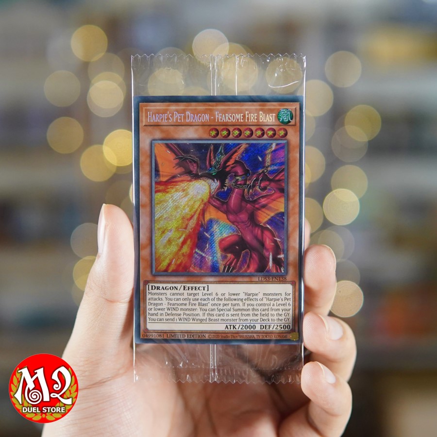 LDS3-EN138 Harpie’s Pet Dragon – Fearsome Fire Blast – Secret Rare