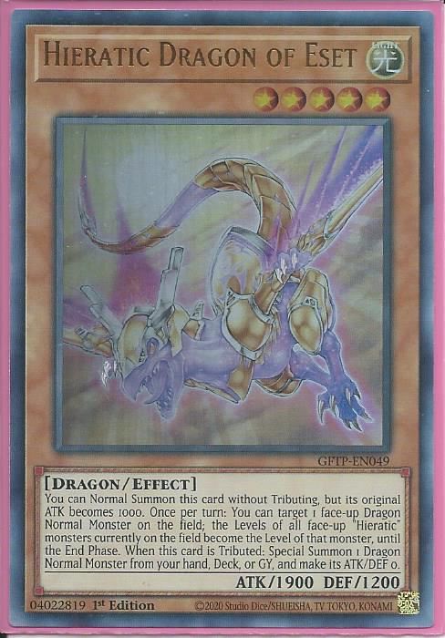 kabu GFTP-EN049 Hieratic Dragon of Eset – Ultra Rare