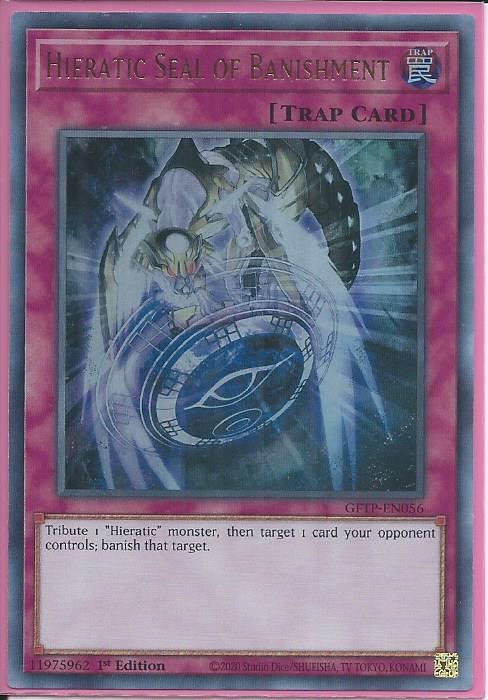 kabu GFTP-EN056 Hieratic Seal of Banishment – Ultra Rare