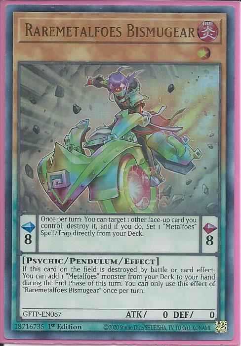 kabu GFTP-EN087 Raremetalfoes Bismugear – Ultra Rare