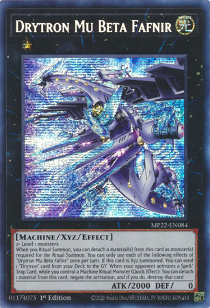 MP22-EN084 - Drytron Mu Beta Fafnir - Prismatic Secret Rare |