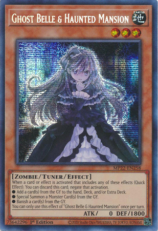 MP22-EN258 - Ghost Belle & Haunted Mansion - Prismatic Secret Rare |