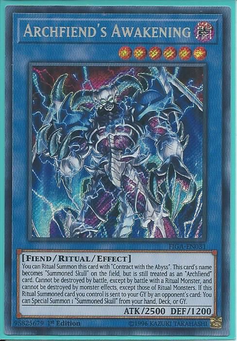kduy FIGA-EN031 Archfiend’s Awakening – Secret Rare