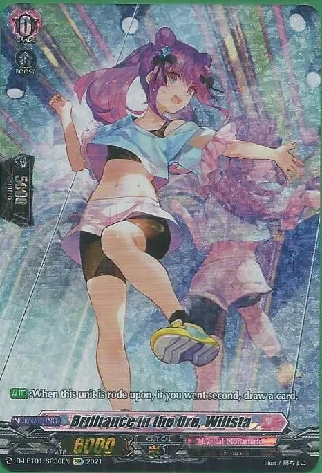 kaka D-LBT01/SP30 Brilliance in the Ore, Wilista – Special Parallel (SP)