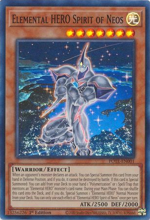 POTE-EN001 - Elemental HERO Spirit of Neos - Super Rare |