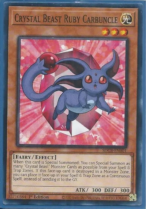 SDCB-EN001 Crystal Beast Ruby Carbuncle – Common