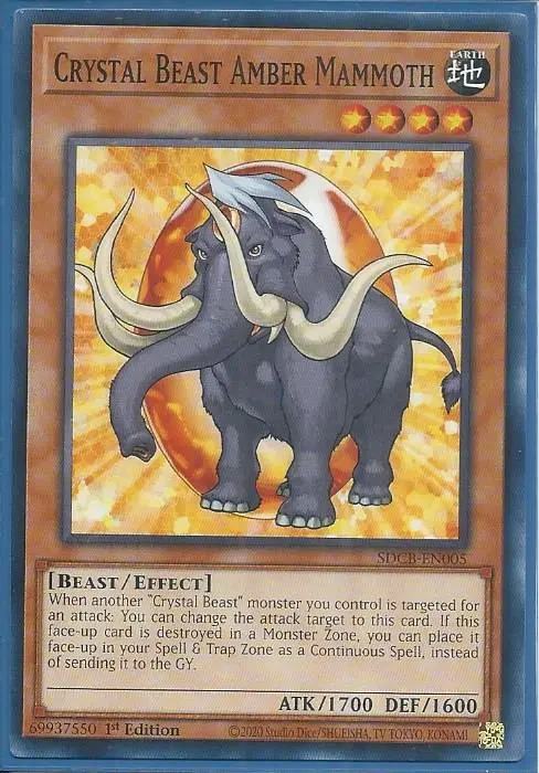 SDCB-EN005 Crystal Beast Amber Mammoth – Common
