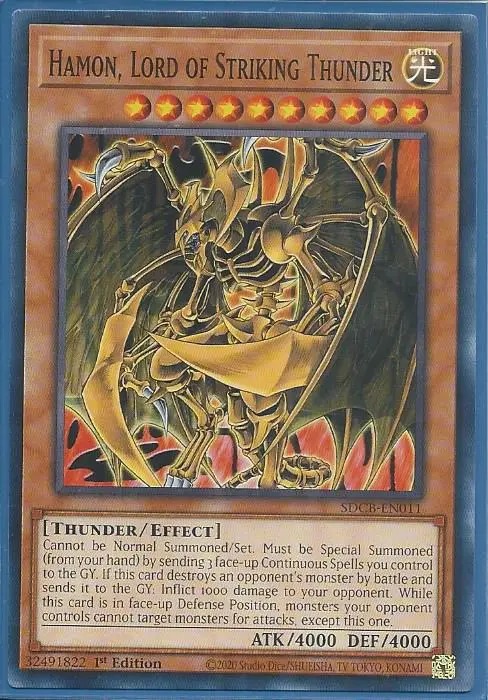 SDCB-EN011 Hamon, Lord of Striking Thunder – Common