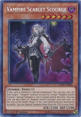 kduy DASA-EN005 - Vampire Scarlet Scourge - Secret Rare