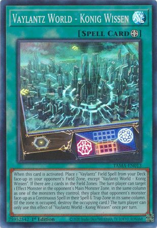 TAMA-EN013 - Vaylantz World - Konig Wissen - Super Rare