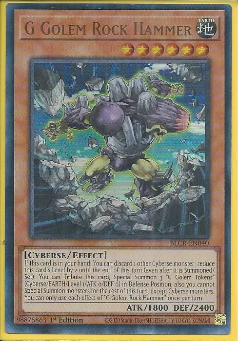 BLCR-EN040 G Golem Rock Hammer – Ultra Rare