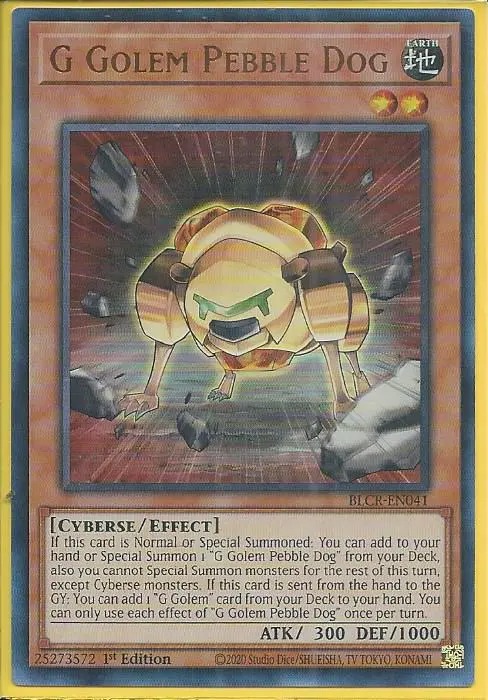 BLCR-EN041 G Golem Pebble Dog – Ultra Rare