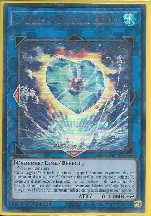 BLCR-EN042 G Golem Crystal Heart – Ultra Rare