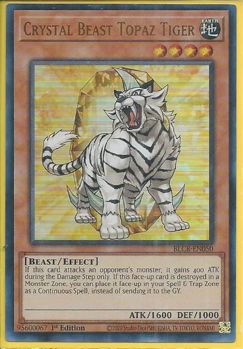 BLCR-EN050 Crystal Beast Topaz Tiger – Ultra Rare
