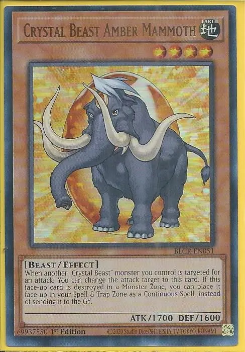 BLCR-EN051 Crystal Beast Amber Mammoth – Ultra Rare